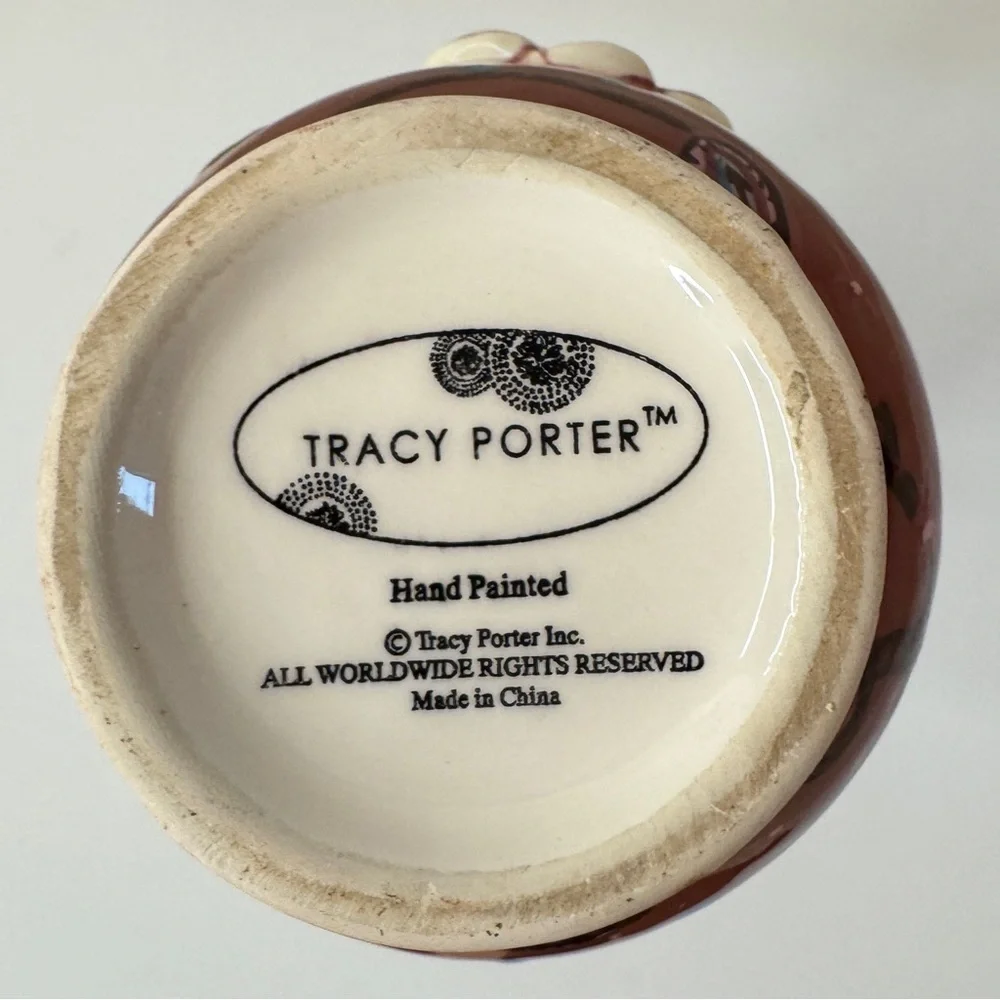 Tracy Porter Hand Painted Ceramic Vase